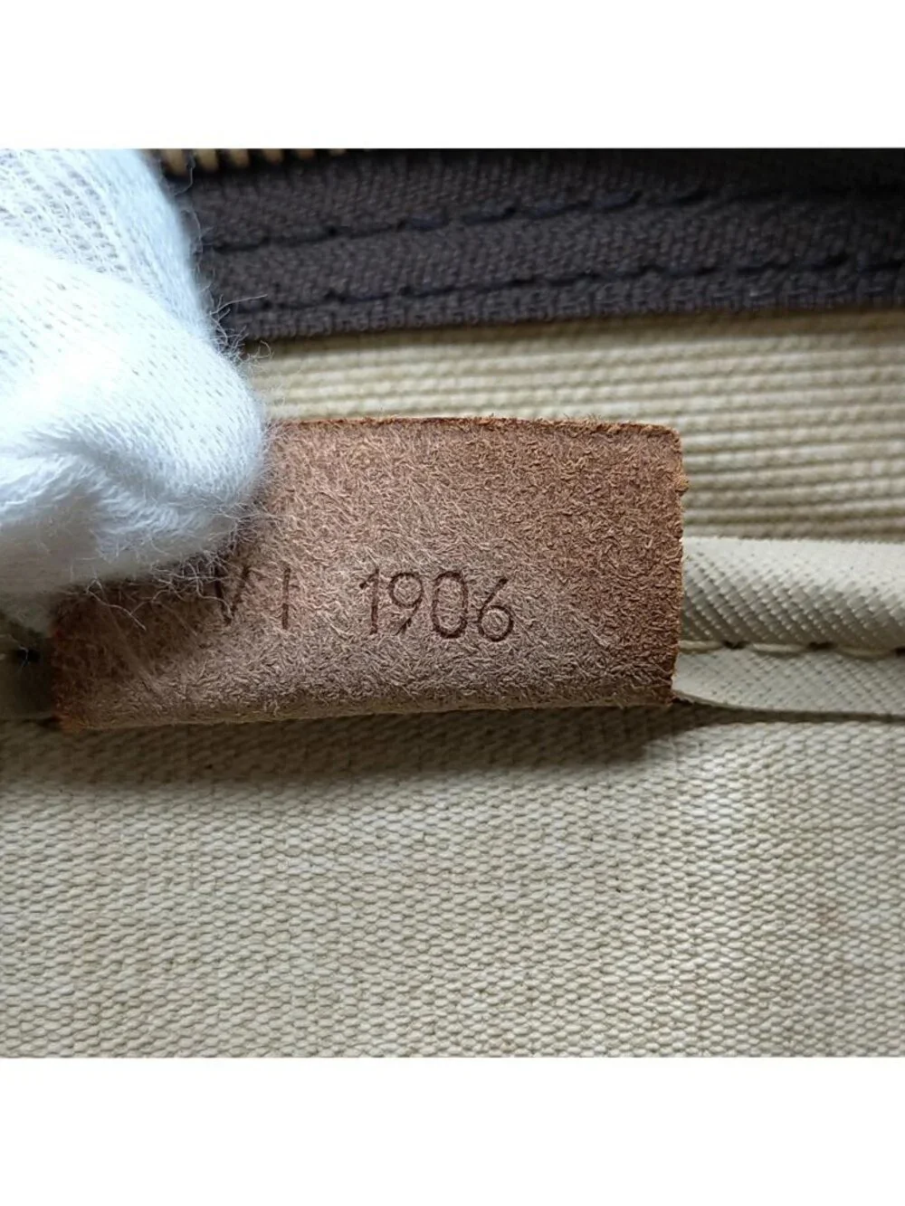 Authentic Louis Vuitton Deauville Monogram Canvas Brown Top Handle Travel Bag